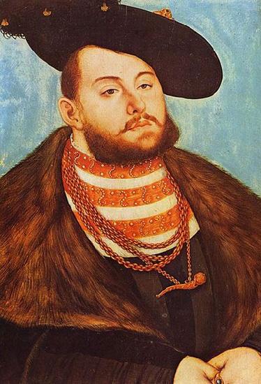 Lucas Cranach the Elder Portrat des Johann Friedrich, Kurfurst von Sachsen